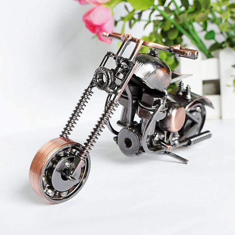 Metal Iron Motorcycle Model Special Promotion Iron Ornaments Handmade Crafts Gifts Multiple Options Available