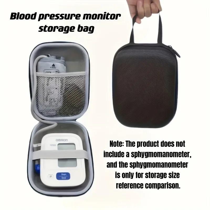 2026 Caseling Hard Case for Omron Upper Arm Blood Pressure Monitor with Cuff Portable Travel Carrying Protective Bag Hard Case