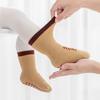 Baby Jungen Mädchen Anti-Rutsch Baumwollsocken Niedliche Kleinkinder Kinder Winter Dick Warm Rutschfest Grip Boden Sicher Laufsocken