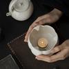 Herb & Wood Ash Ceramic Tea Stove | Candle Heated Gongfu Tea Brewing Base
