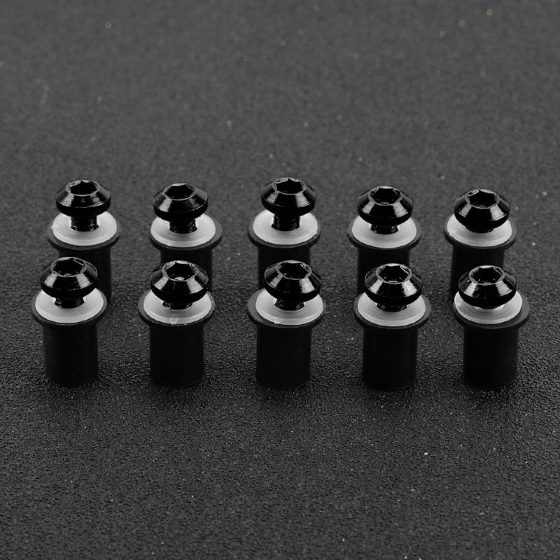 M5 Fastener Nuts Windscreen Screw Mounting Bolts for Honda XL 650 600 700 1000 125V Transalp Varadero XRV 750 Aluminum Alloy