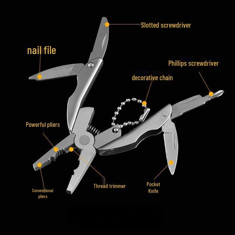 Sleva pro nováčky: Přenosné víceúčelové mini skládací kleště - Snadno se přenášejí