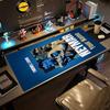 Electric Energy Football Customize Your Name Mouse Pad Keyboard Mat Study Desk Mat Non-Slip Rubber Bottom Perfect Gift for Gamers
