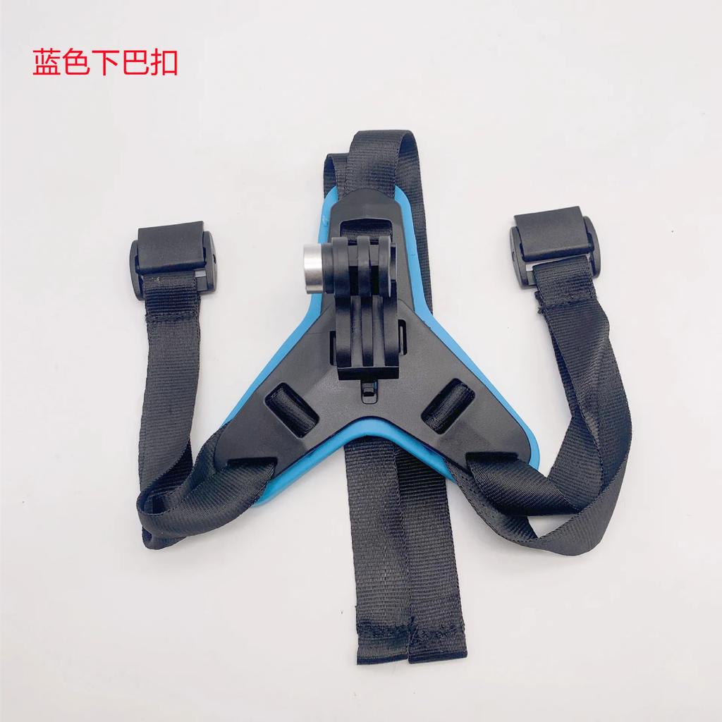GoPro Hero 12 11 10 9 8 5 6 7 SJCAM SJ4000 AIR DJI EKEN AKASO Aksiyon Kamera Aksesuarları İçin Motosiklet Kaskı Çene Kayışı Montajı