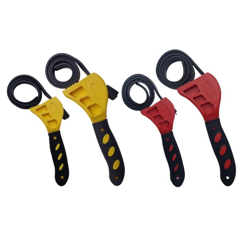 Heavy Duty Strap Wrench Not Slip Handle Tool Automotive Repair Tool for Various Size Of Pipe & Fasteners Reliable Tool