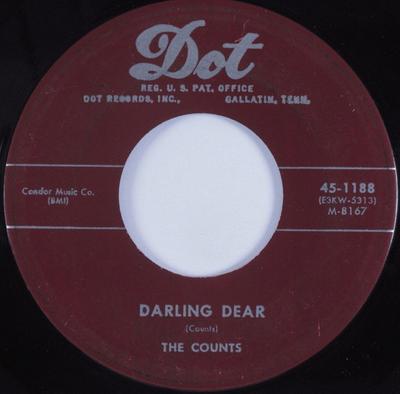 7-Zoll-Schallplatte ZÄHLT - Darling Dear / I Need You Always 451188 Dot Records 1954 US Rock Gebraucht