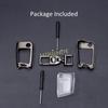 Carbon Fiber Metal Car Key Fob Cover Case Ring Chain For VW Golf 7 Tiguan Polo Skoda Octavia Kodiaq Karoq Superb SEAT Ateca