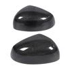 Pair Rearview Wing Mirror Cover Carbon Fiber Sticker Trim Fit for Smart Fortwo 2009‑2014