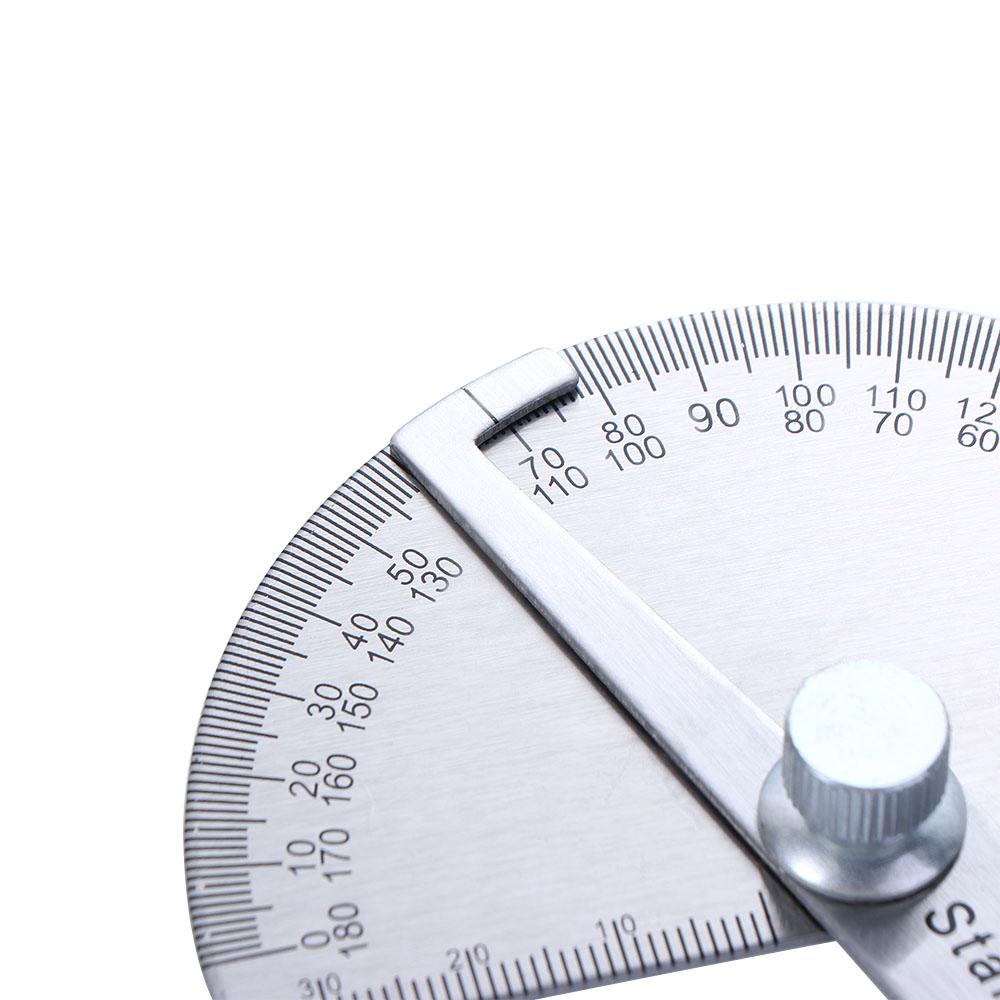 Ruler Goniometer Stainless Steel 180 Degree Protractor Protractor Adjustable Protractor Angle Ruler
