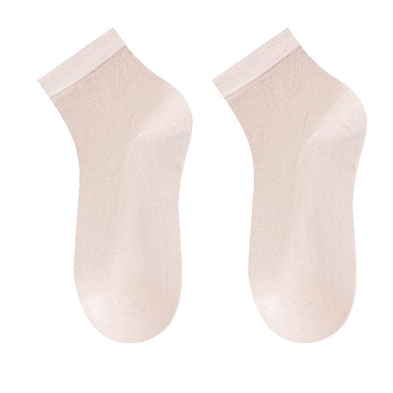 Women's Summer Thin Sweat Absorbing Breathable Moon Boneless Tube Socks