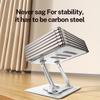 J61 12-17.3 inch Tablets Laptop Stand Height Adjustable Rotating Foldable Carbon Steel Notebook Desktop Holder Riser