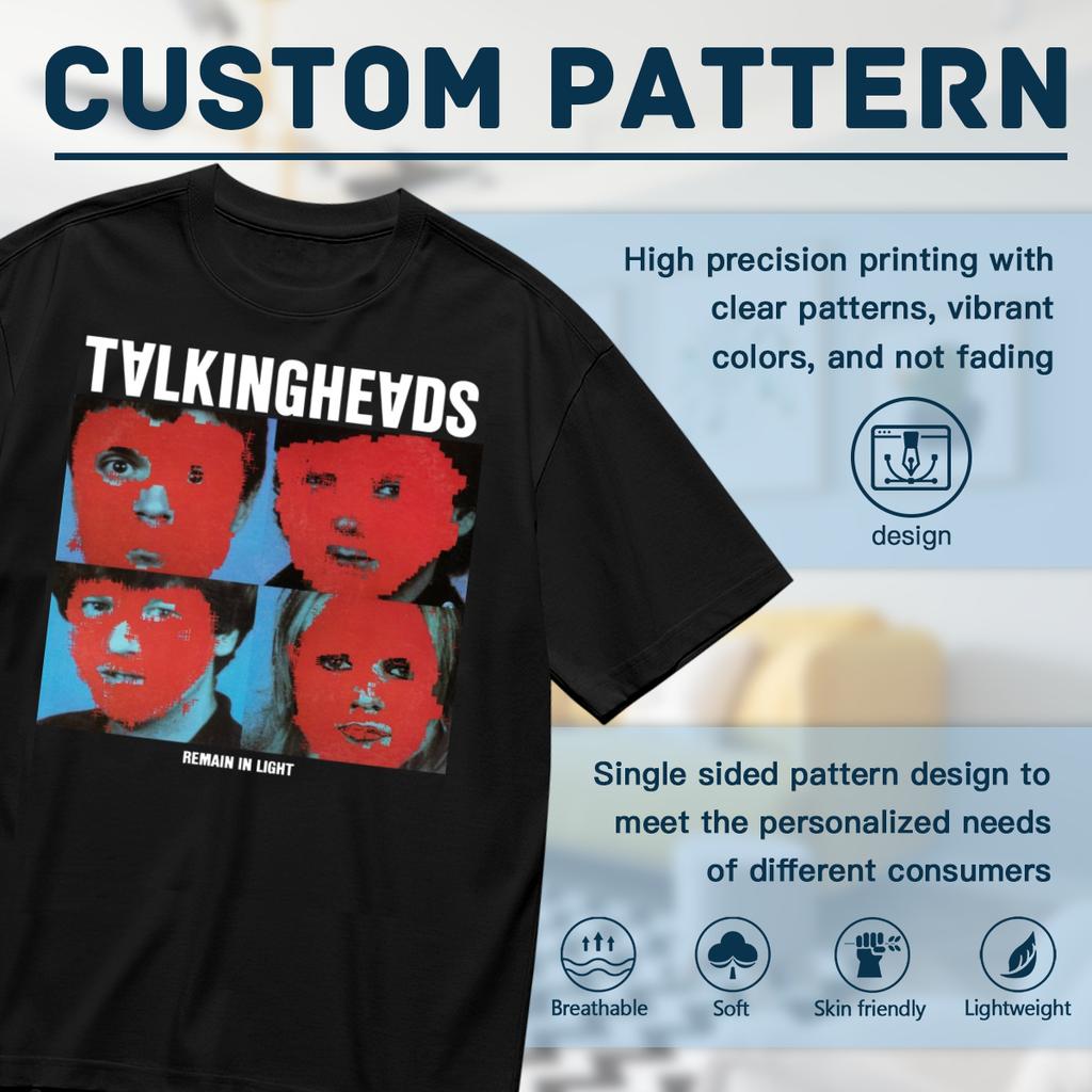 Talking Heads Remain In Light Retro Logo Tee Shirt Tshirt