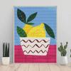 Diamond Art Kit for Beginners Lemon Full Drill 5D Rhinestone Painting Relaxing Hobby Craft Home Decoration Wall Decor Modern