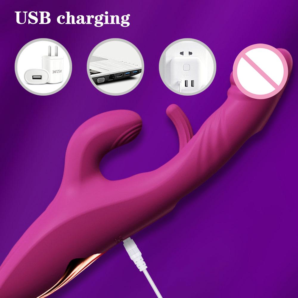Tapping Flapping Vagina Vibrator for Women Rabbit Vibrator G-Spot Vagina Stimulator Female Masturbator Sex Toy for Women Sexy