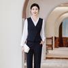 Tluoman Women's Professional Vest & Flared Pants Suit