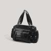 Retro Zip Motorcycle Tote Bag With Urban Style For Daily Use