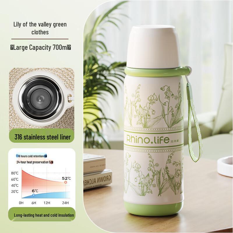 Unicorn Rhino Large Insulated Tea Infuser Thermos