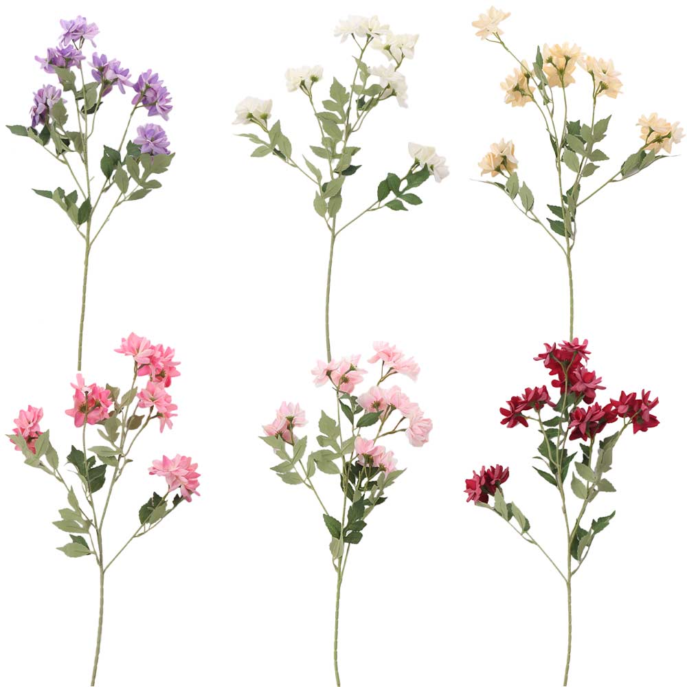 Beautiful Silk  Simulation Jasmine Real Touch Fake Flower  Office Desktop Decoration