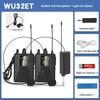 UHF Wireless Lapel Clip Microphone & Headset for Stage Performance and Teacher Amplification