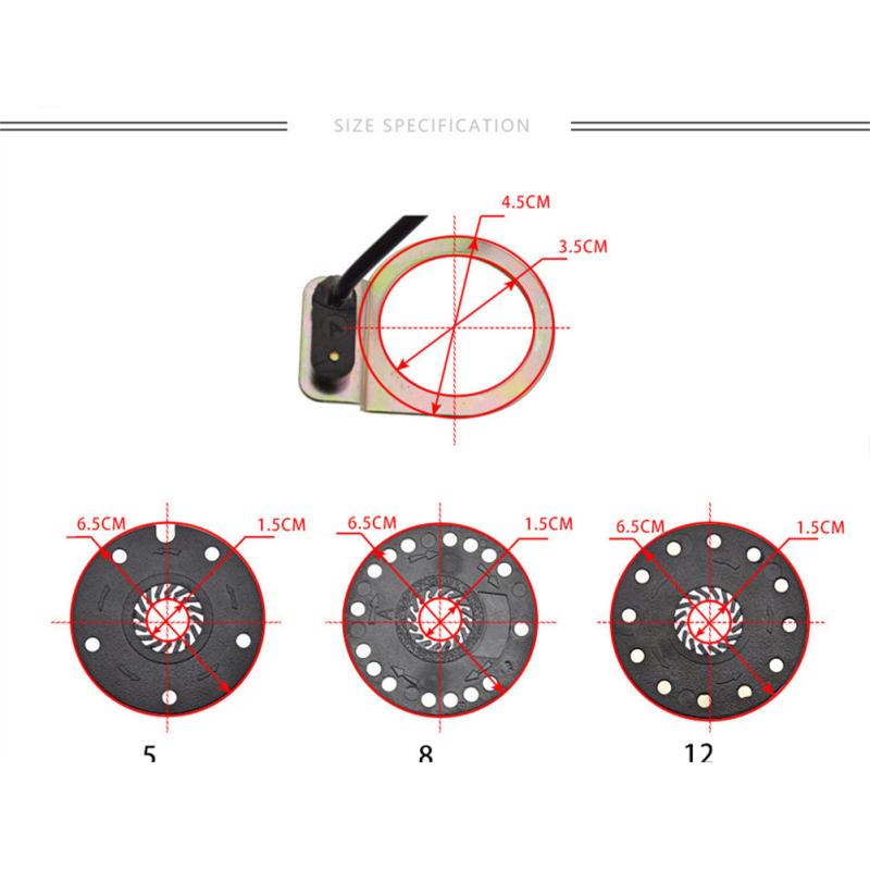 5 magnetických / 8 magnetických / 12 magnetických ocelových posilovacích snímačů elektrického vozidla sloupcový výkon