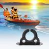 Support de pagaie de bateau gonflable en plastique et caoutchouc, Clips de support de pagaie pour Kayak, canoë, accessoires de bateau à rames, 2/4 pièces