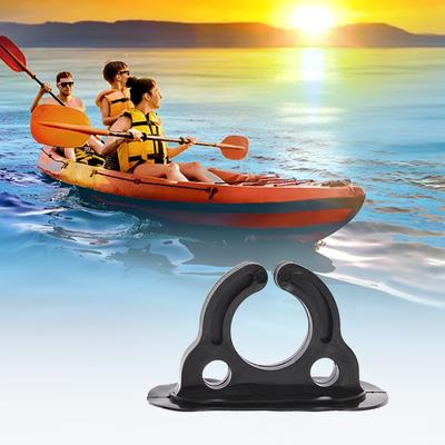 2/4 Pcs Inflatable Boat Paddle Holder Plastic Rubber Boat Paddle Holder Clips Oar Keeper for Kayak Canoe Rowing Boat Accessories
