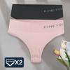 2PCS/Set M-2XL Bodyshaper G-String Panties Women Slim Underwear Female Lingerie Sexy Lady Thongs High Waist Underpants