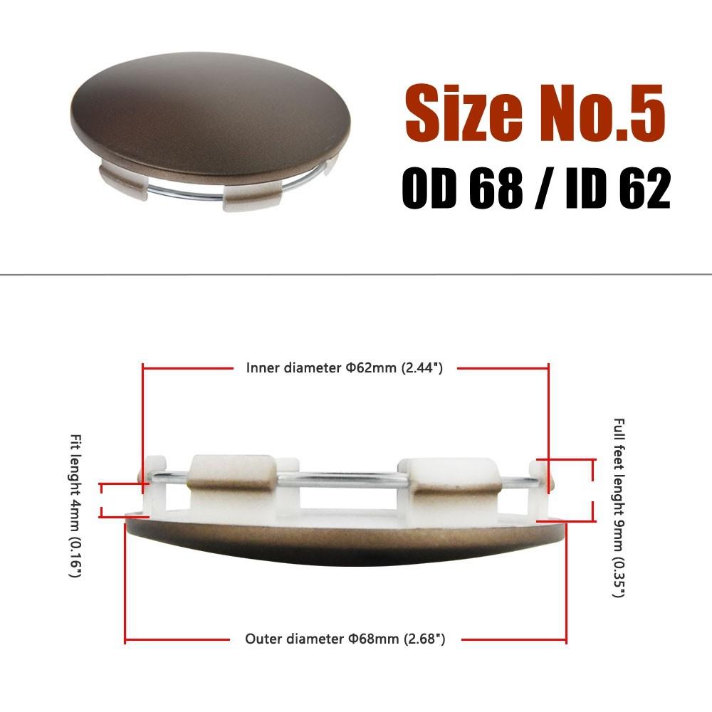 Universal Blank Center Cap 60mm/62mm/65mm/68mm/70mm/83mm No Logo Base Rim Hub Cap Wheel Cover Car Tire Accessories