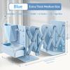 1Pcadjustable Expandable Book Organizer With Pen Holder And Hooks Holds 80 Books Perfect For Student Home Office Desktop Storage