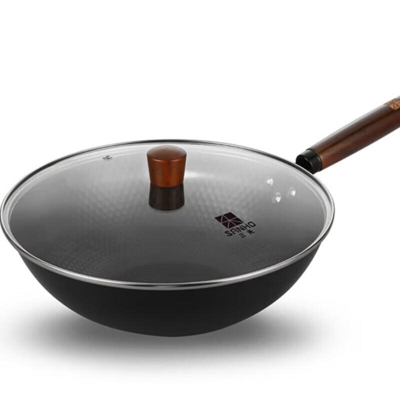 

Sanhe TC32P3 Non-Coated Forged Iron Wok