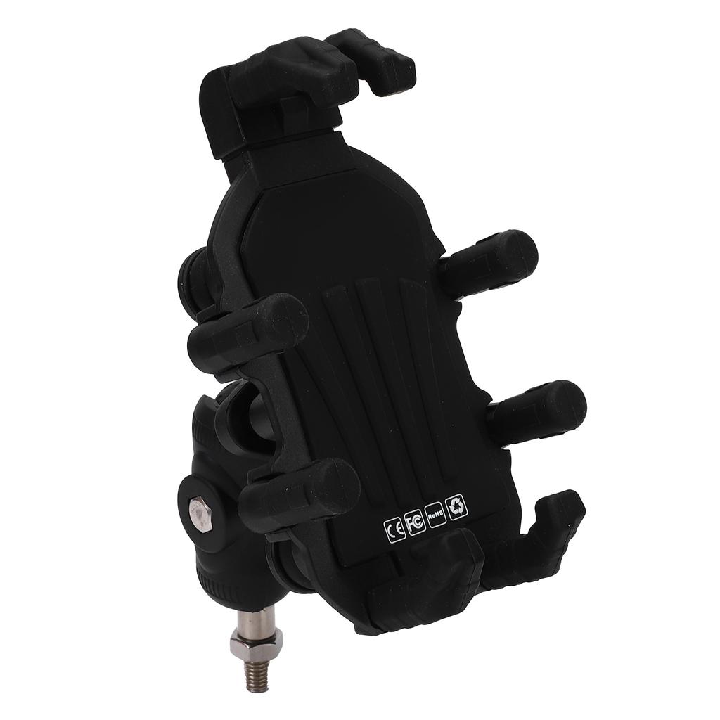 Motorrad-Handyhalter 8 Krallen 360 Grad Verstellbare Handy-Halterung Lenkerhalterung mit Vibrationsdämpfer