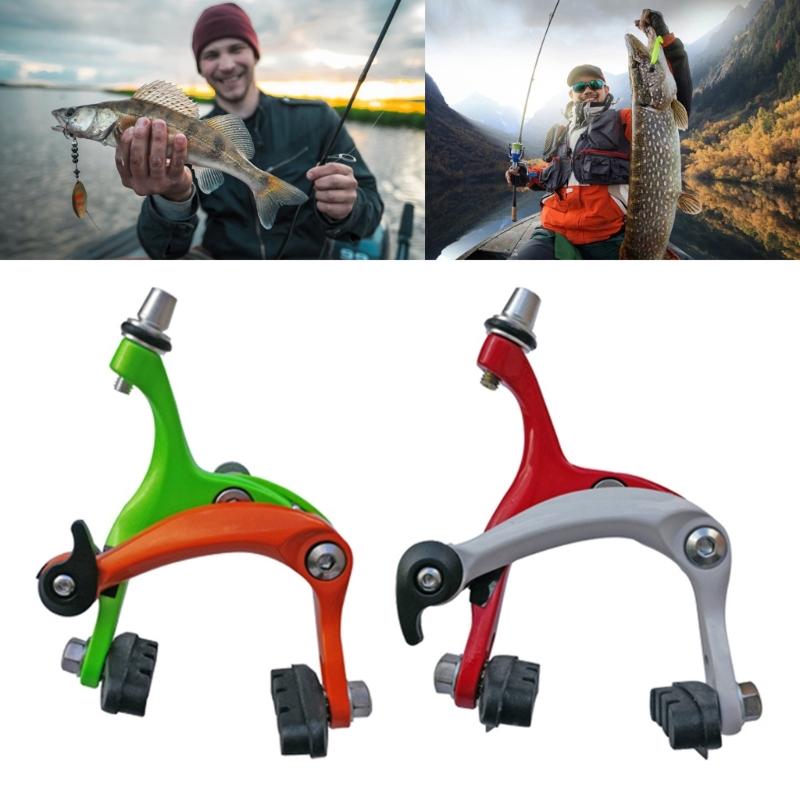 1 Pair Long Arm Clamp Hanging Aluminum Alloy For Bicycles Cycling Outdoor Bicycles Side Pull Brake C Calipers Set