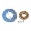 Electric Scooter Rear Wheel T8F 44T/54T 4 Bolt Sprocket Chain Drive Gear & Freewheel Adapter For Bicycle Pocket Pit Dirt Bike