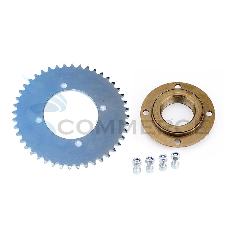 Electric Scooter Rear Wheel T8F 44T/54T 4 Bolt Sprocket Chain Drive Gear & Freewheel Adapter For Bicycle Pocket Pit Dirt Bike
