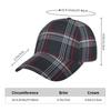 Custom GTI Tartan Baseball Cap Unisex Adjustable Snapback Hat Vintage Washed Oxford Caps Retro Sun Visor Peaked Cap