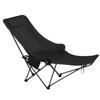 Foldable Lounge Chair with Headrest and Leg Rest Adjustable Reclining
