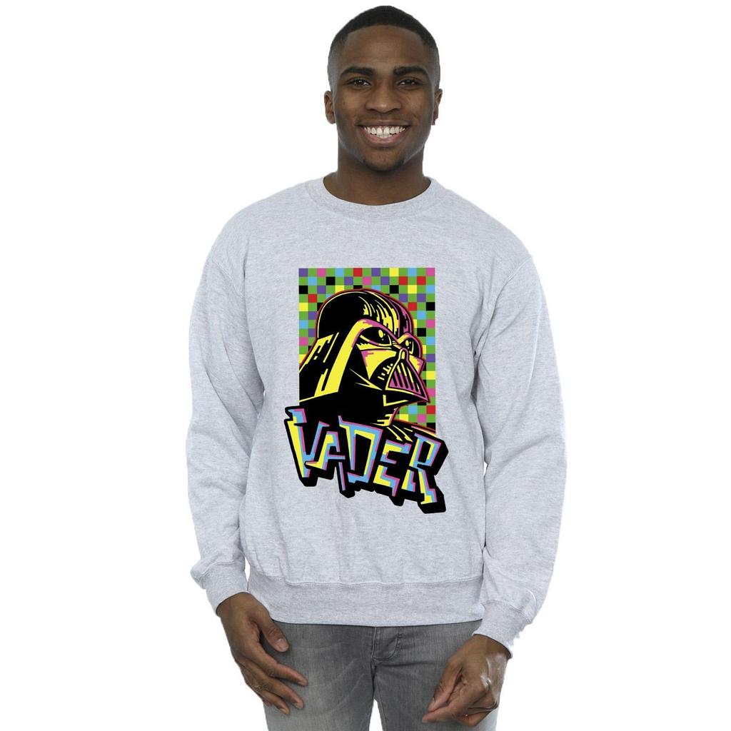 Star Wars Mens Vader Graffiti Pop Art Sweatshirt