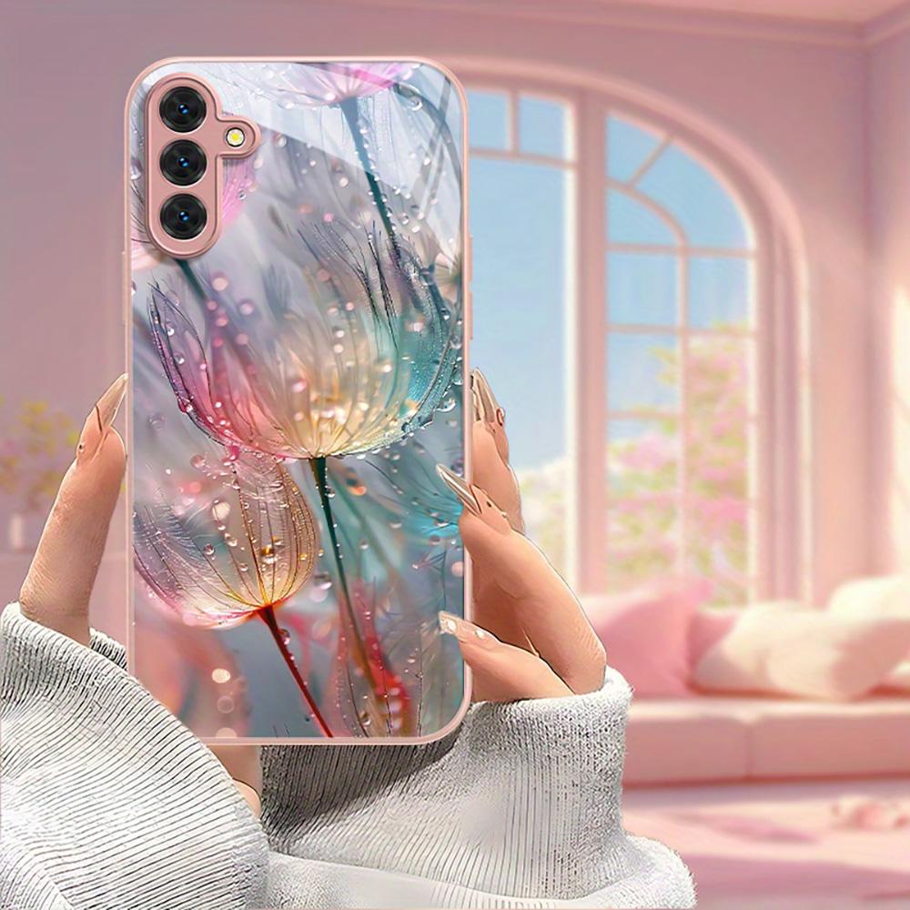 Marble Painted Tempered Glass Phone Case For Samsung Galaxy S26 Ultra S25 Plus S23 S24 Ultra S20 FE S21 FE Cases Hard Back Cover