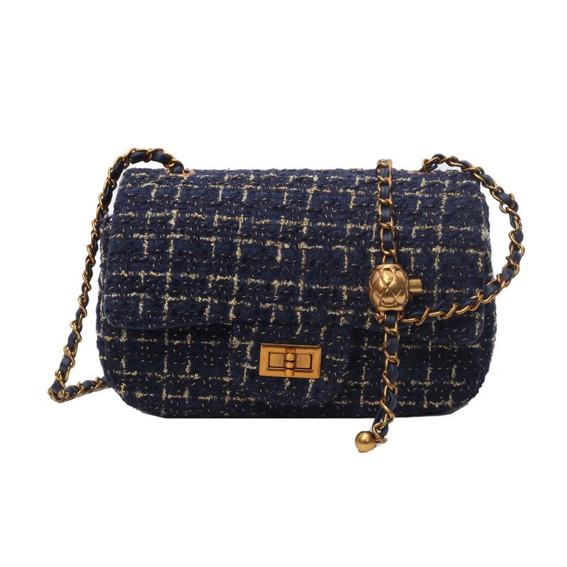 Chain Bag Women's New Fashion Shoulder Messenger Bag Small Square Bag