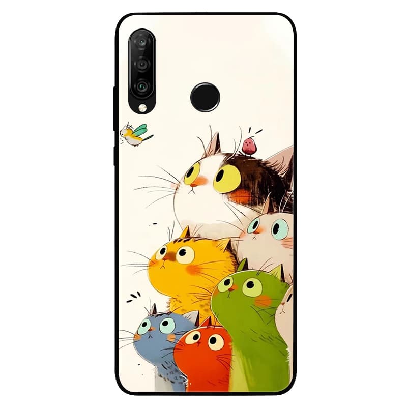 For Huawei P30 Lite Case Cover 6.15 inch Soft TPU Phone Case For Huawei P 30 lite Bumper Cover For Huawei P30 lite Coques Fundas