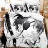 Kawaii Hayato Suou Bedding Set Single Twin Full Queen King Size Bed Set Adult Kid Bedroom Duvetcover Sets 3D Anime Bed Sheet Set