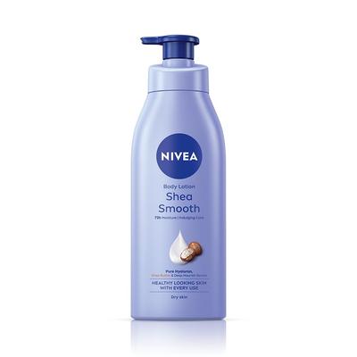 Shea Smooth 400ml Körperlotion für Männer & Frauen | 48H Feuchtigkeitspflege | Nicht fettende Samthaut | Tiefenhydratationsserum