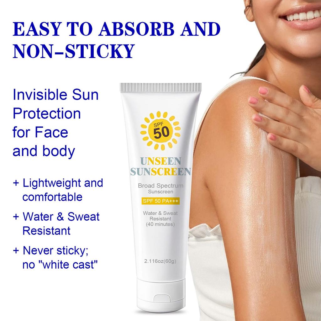 Sunscreen Balm, Moisturizing Sun Balm, 50 Sunscreen For Face With UV Care, Water Resistant And Non-Greasy Sunscreen 60g