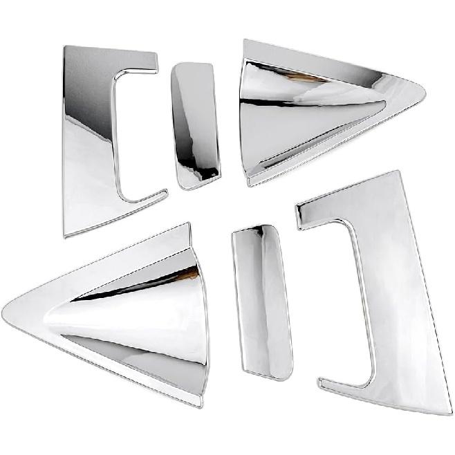 

Compatible for Honda HRV HR-V 2016-2020 Exterior Accessories Rear Door Handle Protector Cover Door Bowl Caps ABS Styling Decor Anti Scratch (Carbon Chrome Color