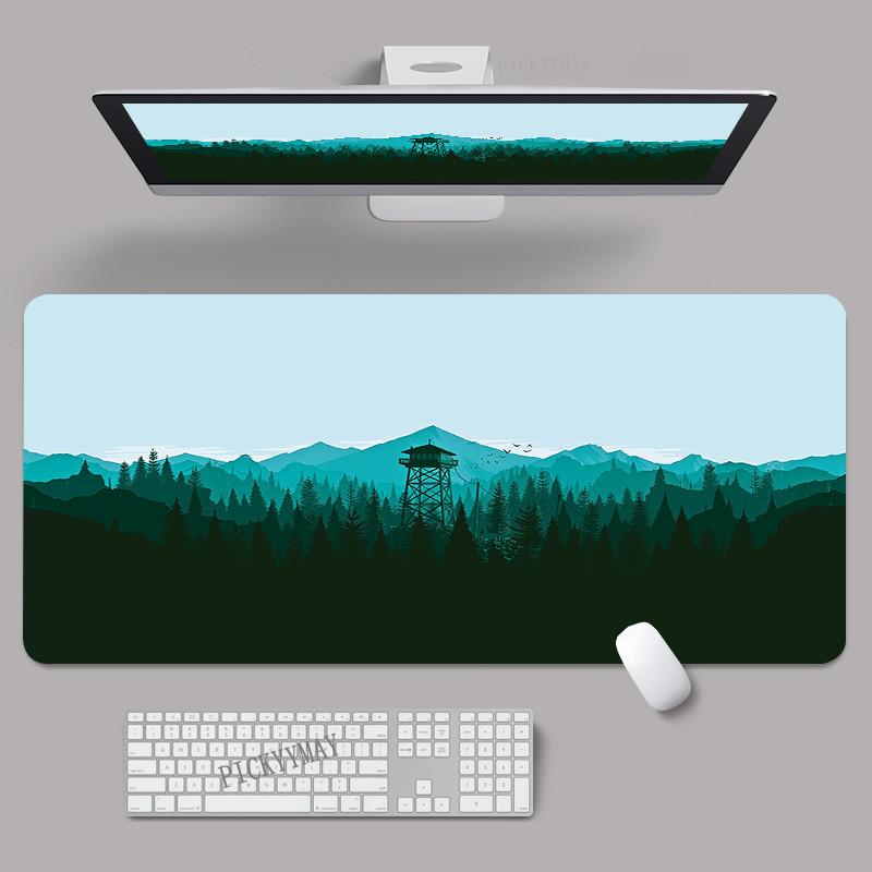 Mouse Pads Design Forest Firewatch Gaming Mousepads Xcm Large Mousepad Gamer Rubber Mat Company Desk Pad Design For Gift