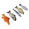 Cat Toy Fish Set Plush Simulation Fish with Catnip for Biting Chewing and Kicking