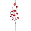 Silk Artificial Flower Plum Blossom Peach Branch Home Room Dining Table Outdoor Garden Wedding Wreath Yard Decor DIY Gifts Props