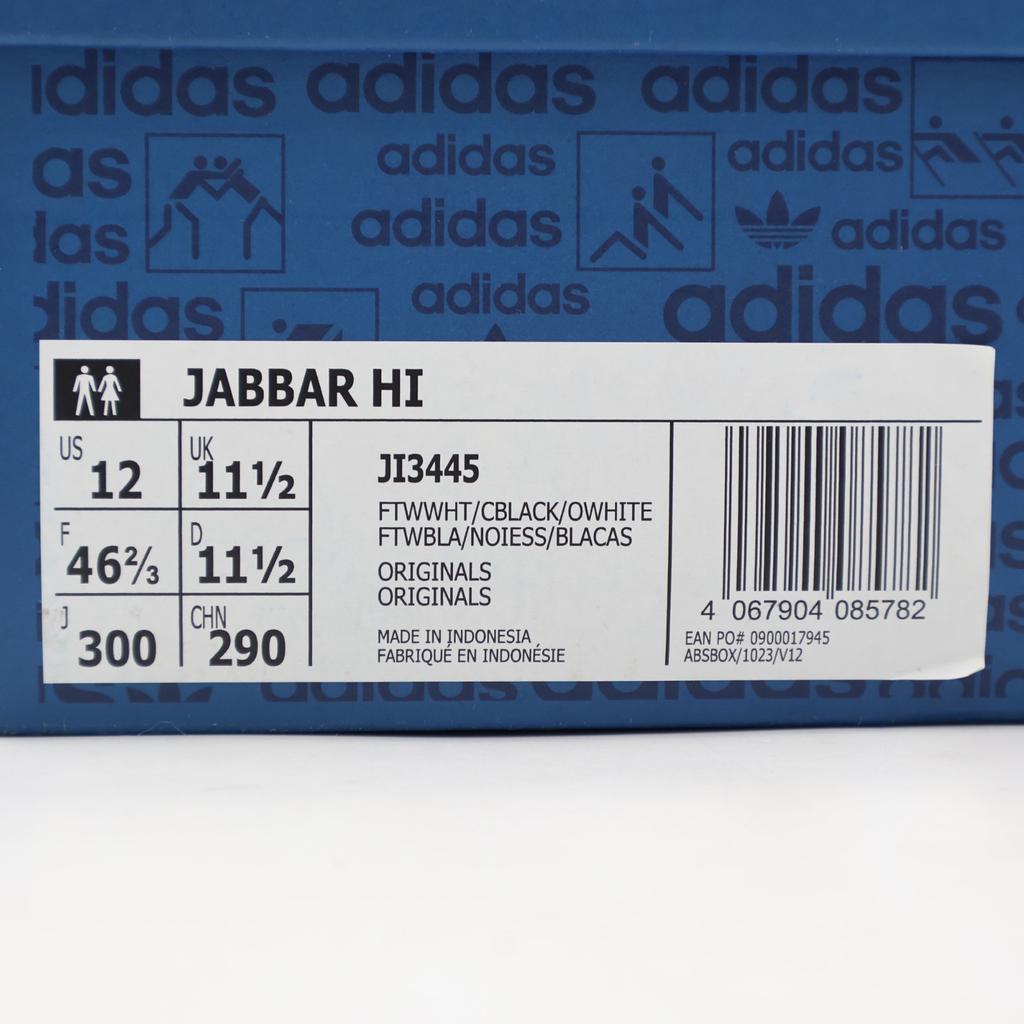 JI3445 Adidas Originals Jabbar Hi Footwear White Core Black (Men's)