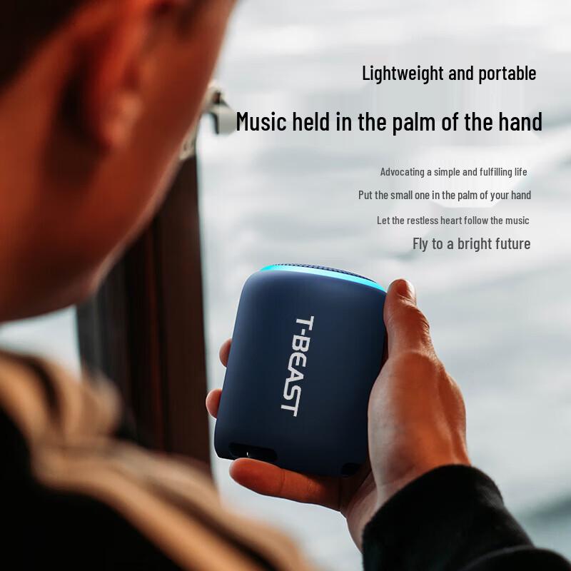 T-BEAST Portable Outdoor Bluetooth Speaker with RGB Lights CN plug (adapter included)