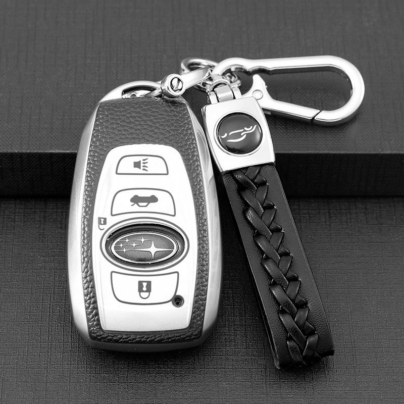 

Чохол для смарт-ключа Subaru Forester Outback XV Legacy BRZ - Преміальна оболонка для ключа автомобіля з пряжкою